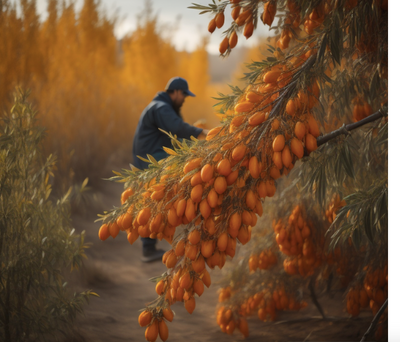 Seabuckthorn Harvest Season: Glowing Through Fall with Argousier